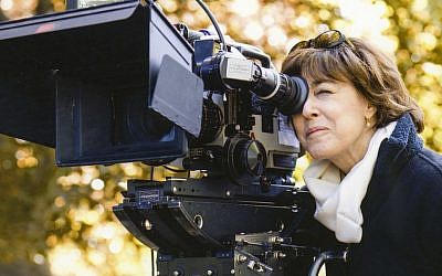 Nora Ephron, the subject of a new documentary made by her son, behind the camera in an undated photo. (Courtesy of HBO)