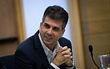Kulanu party member MK Eli Cohen attends a committee meeting at the Knesset, November 02, 2015. (Miriam Alster/Flash90)