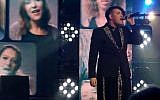 Singer Hovi Star performs Israel's 2016 Euovision entry 'Made of Stars' (screen capture: YouTube)