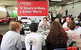 Hackers at a Tikkun Olam Makers makeathon at Alyn Hospital in Jerusalem, March 15, 2016 (Courtesy)