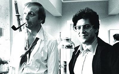 Mark Forstater and the late Graham Chapman (courtesy)