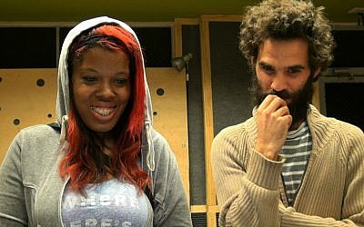 Samantha 'Princess Shaw' Montgomery and her YouTube muse, Kutiman (Courtesy 'Thru You Princess')