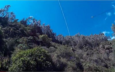 Illustrative image of the Tarzan pendulum ride in Cusco, Peru. (YouTube/Daniel Kaploun)