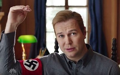 A still from the Saturday Night Live skit "Racists for Trump" (YouTube screenshot)