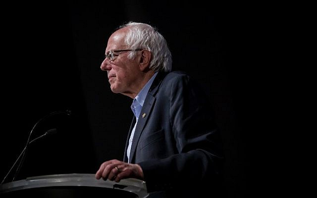 Democratic presidential candidate Sen. Bernie Sanders (I-Vermont) attends a campaign event at the LaGuardia Performing Arts Center on April 9, 2016 in the Queens borough of New York City. (Eric Thayer/Getty Images/AFP) Democratic presidential candidate Sen. Bernie Sanders (I-Vermont) attends a campaign event at the LaGuardia Performing Arts Center on April 9, 2016 in the Queens borough of New York City. (Eric Thayer/Getty Images/AFP)