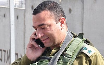 Col. Yisrael Shomer, who was cleared on April 10, 2016 in the shooting death of a Palestinian teenager the previous summer. (IDF Spokesperson's Unit)