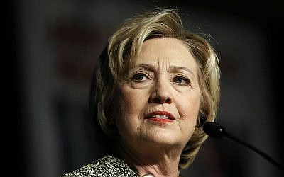 In this April 6, 2016, photo, Democratic presidential candidate Hillary Clinton speaks at the Pennsylvania AFL-CIO Convention in Philadelphia. (AP Photo/Matt Rourke)