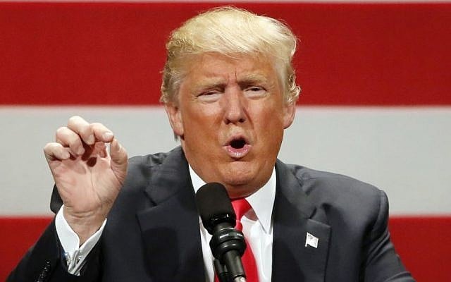 Republican presidential candidate Donald Trump speaks at a rally at the Milwaukee Theatre on April 4, 2016, in Milwaukee. (AP/Charles Rex Arbogast) Republican presidential candidate Donald Trump speaks at a rally at the Milwaukee Theatre on April 4, 2016, in Milwaukee. (AP/Charles Rex Arbogast)