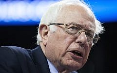 Bernie Sanders speaking to supporters at a rally in Seattle, Washington, March 20, 2016. (Matt Mills McKnight/Getty Images)