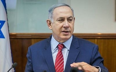 Prime Minister Benjamin Netanyahu leads the weekly cabinet meeting at the Prime Ministers Office in Jerusalem, April 3, 2016. (Ohad Zwigenberg/POOL) Prime Minister Benjamin Netanyahu leads the weekly cabinet meeting at the Prime Ministers Office in Jerusalem, April 3, 2016. (Ohad Zwigenberg/POOL)
