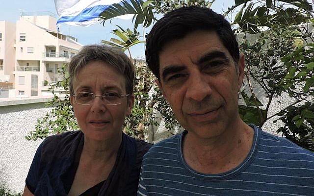 Leah and Simcha Goldin have embarked on a tireless campaign to retrieve the body of their son, Hadar, from Gaza. He was captured and killed in a clash at the southern end of the strip on Aug. 1, 2014. (JTA/Ben Sales)