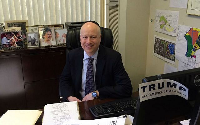 Lawyer Jason Dov Greenblatt would be thrust into the post of presidential adviser on Israel if Trump wins the White House. (Uriel Heilman/JTA) Lawyer Jason Dov Greenblatt would be thrust into the post of presidential adviser on Israel if Trump wins the White House. (Uriel Heilman/JTA)