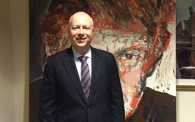 Jason Greenblatt, Donald Trump's top real estate lawyer and an Orthodox Jew, in a conference room at Trump world headquarters in Manhattan. (Uriel Heilman/JTA) Jason Greenblatt, Donald Trump's top real estate lawyer and an Orthodox Jew, in a conference room at Trump world headquarters in Manhattan. (Uriel Heilman/JTA)