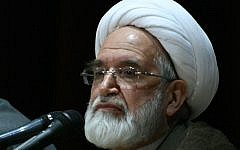 Mehdi Karroubi lecturing in Zanjan University in Iran, 2009. (Wikipedia/Mardetanha/CC BY-SA 3.0)
