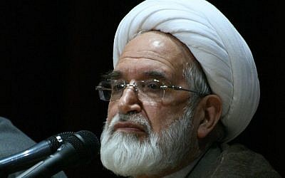 Mehdi Karroubi lecturing in Zanjan University in Iran, 2009. (Wikipedia/Mardetanha/CC BY-SA 3.0)