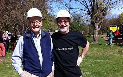 Aaron Goldberg with Marcel Beaudin (courtesy)