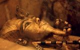 Illustrative photo of Egypt's famed King Tutankhamun's golden sarcophagus as displayed at his tomb in a glass case at the Valley of the Kings in Luxor, Egypt, on April 1, 2016. (AP Photo/Amr Nabil)
