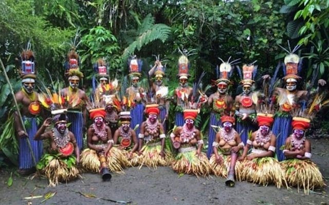 One of the photos of a Papua New Guinea tribe documented by MyHeritage (Courtesy)