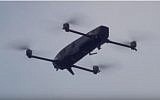 The Israel Aerospace Industries multi-rotor Rotem attack drone. (YouTube/Defense Update)