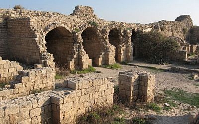 Remains of the vaulted storerooms of the Ashdod citadel, also known as Ashdod-Yam in Hebrew and Minat al-Qal'a in Arabic. (Wikimedia commons) Remains of the vaulted storerooms of the Ashdod citadel, also known as Ashdod-Yam in Hebrew and Minat al-Qal'a in Arabic. (Wikimedia commons)
