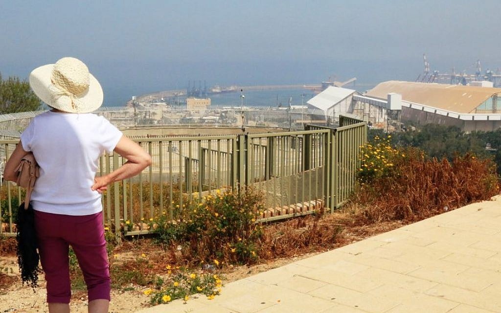 Overlooking the Mediterranean from Yona's Hill, believed to be the burial site of Jonah, near Ashdod (Shmuel Bar-Am)