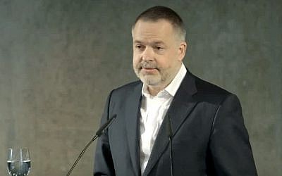 New director of the British Museum, German-born Hartwig Fischer (YouTube screenshot)