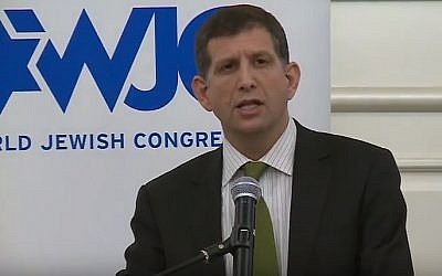 Sam Grundwerg was appointed in April 2016 as Israel's consul general in Los Angeles (screen capture: YouTube)