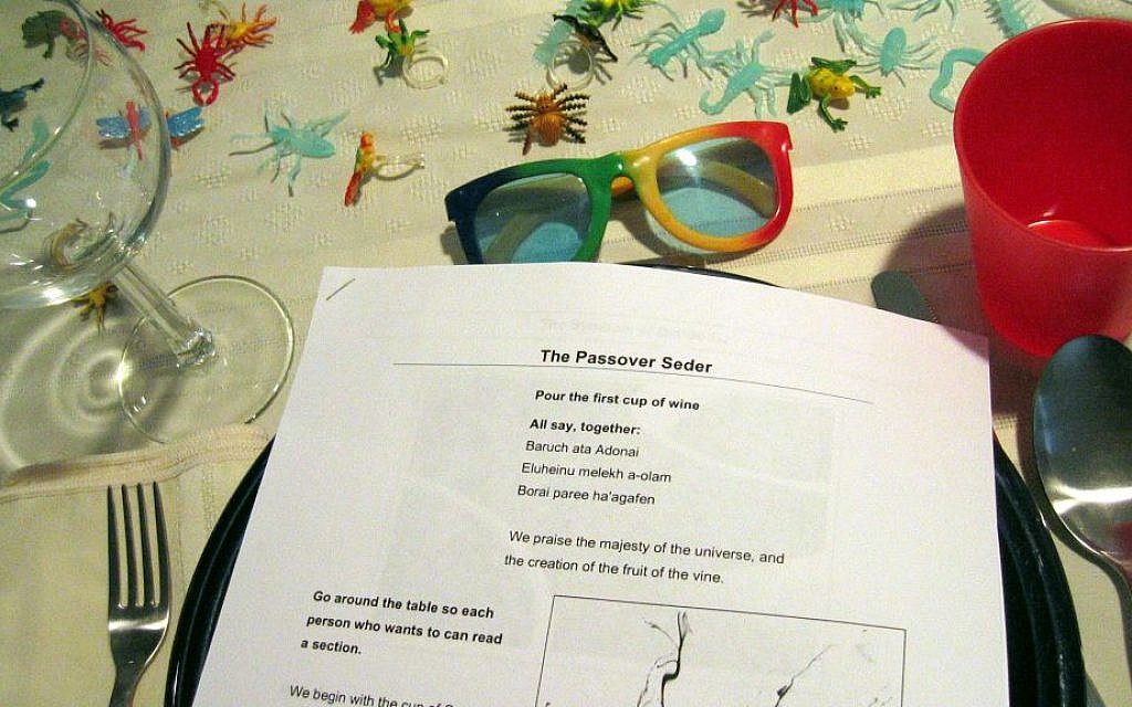 Homemade Haggadah (Susan Sermoneta/Flickr/via JTA)