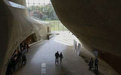 The core exhibit of the POLIN Museum of the History of Polish Jews was inaugurated in Warsaw, October 28, 2014. (Miriam Alster/Flash90 via JTA)