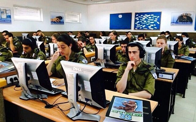 Illustrative: Students in an IDF programming course. (Courtesy)