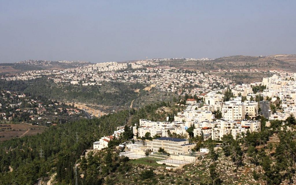 A view of Jerusalem from a path in the Garden of the Righteous Among the Nations. (Shmuel Bar-Am)