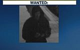 Screenshot from News 12 Brooklyn of a report on a suspect believed to be behind a series of swastika graffiti around Brooklyn, April 2016 (Screenshot/News12)