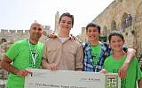 Members of the Zombie Rat team, winners of the Hack the Walls event (Courtesy)