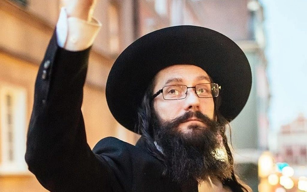 Rabbi Jacoob Ben Nistell, from Haifa, Israel, who is actually Jacek Niszczota, from Poland (Facebook)
