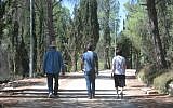 A special section of Yad Vashem that pays tribute to the Righteous of the Nations. (Naama Bar-Am)