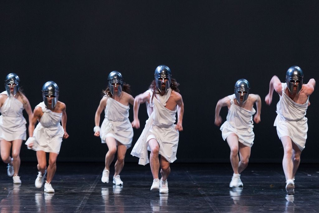 'Mount Olympus,' a 24-hour play at the Israel Festival (Courtesy Wonge Bergmann)