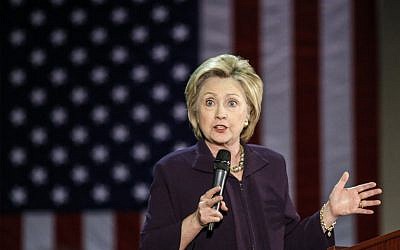 This file photo taken on May 10, 2016 shows US Democratic presidential candidate Hillary Clinton as she speaks at a rally in Blackwood, New Jersey.
(AFP Photo/Kena Betancur)