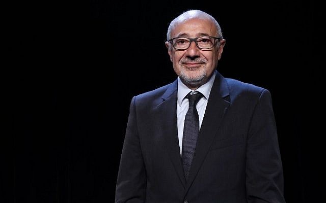 CRIF President Francis Kalifat poses in Paris, France, on May 29, 2016. (AFP/Francois Guillot)