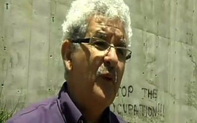 Muhammad Beiruti, member of the new movement Two States, One Homeland. (Screen capture Channel 2)