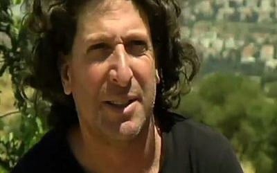 Eliaz Cohen, member of the new movement Two States, One Homeland. (Screen capture Channel 2)