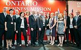The Ontario Business Mission to Israel in Tel Aviv. (Courtesy)
