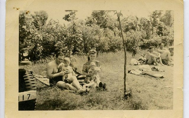 The mystery photo in 'Aida's Secrets.' No one has been able to identify the man on the left. (Courtesy) The mystery photo in 'Aida's Secrets.' No one has been able to identify the man on the left. (Courtesy)