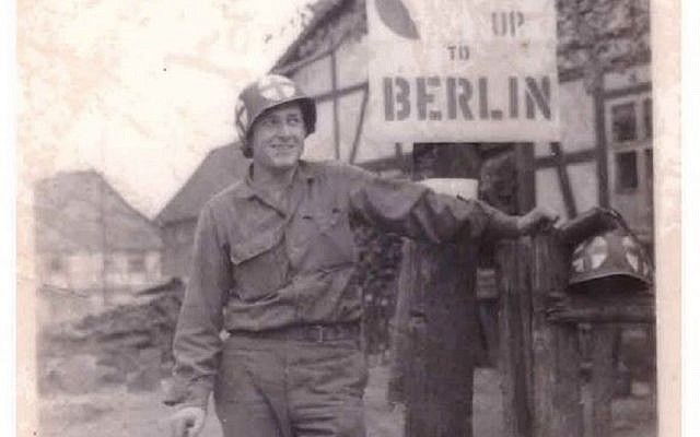 Jules Helfner north of Gottingen, Germany, in April 1945. (Jules Helfner)