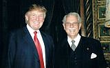 Donald Trump and butler Tony Senecal, at Mar-a-Lago, September 18, 2012. (Tony Senecal Facebook page)