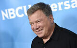 William Shatner arrives at the NBC Universal Summer Press Day at The Langham Huntington Hotel in Pasadena, Calif, April, 2015. Shatner first swaggered onto the bridge of the starship Enterprise in 1966. (Chris Pizzello/Invision/AP)
