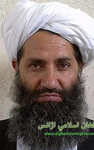 In this undated and unknown location photo, the new leader of Taliban fighters, Mullah Haibatullah Akhundzada poses for a portrait. (Afghan Islamic Press via AP) In this undated and unknown location photo, the new leader of Taliban fighters, Mullah Haibatullah Akhundzada poses for a portrait. (Afghan Islamic Press via AP)