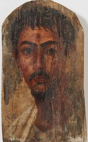 A Flavian-era mummy portrait of a young man from the University of Zurich restituted to the heirs of a German Jewish publisher in April 2016. (Frank Tomio; University of Zurich)