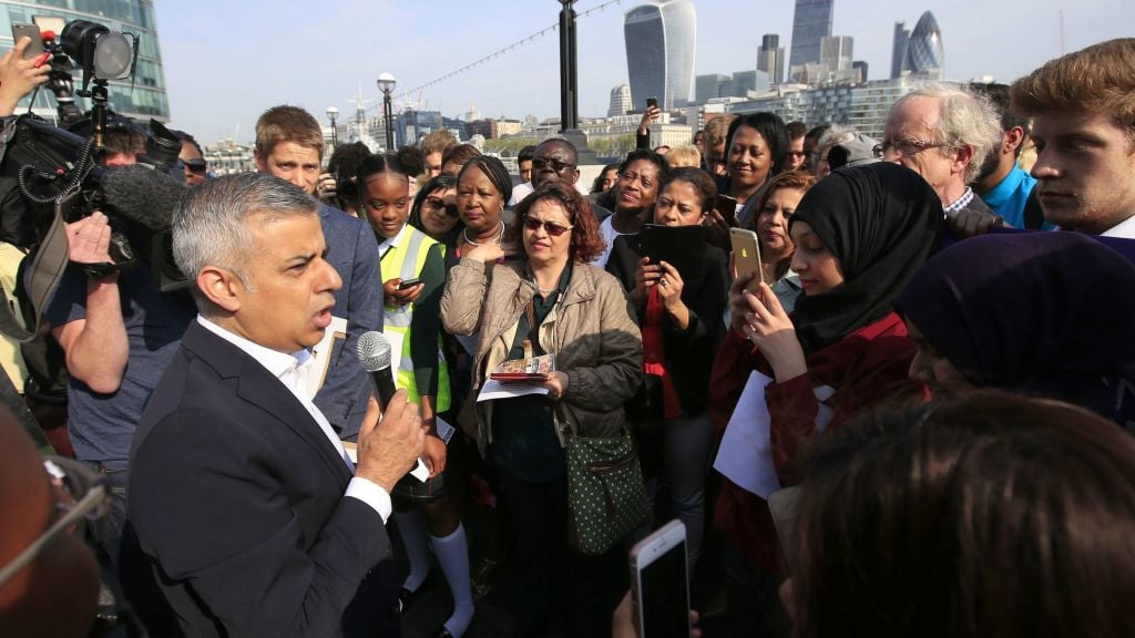 London mayor says he'll be voice of city, not just Muslims | The Times of  Israel
