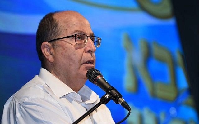 Defense Minister Moshe Ya'alon on May 15, 2016 (Dana Shraga/Defense Ministry) Defense Minister Moshe Ya'alon on May 15, 2016 (Dana Shraga/Defense Ministry)