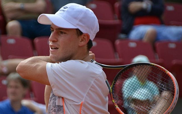 File: Argentine Jewish tennis star Diego Schwartzman, July 2015. (Wikipedia/SweTennis/CC BY-SA 2.0)